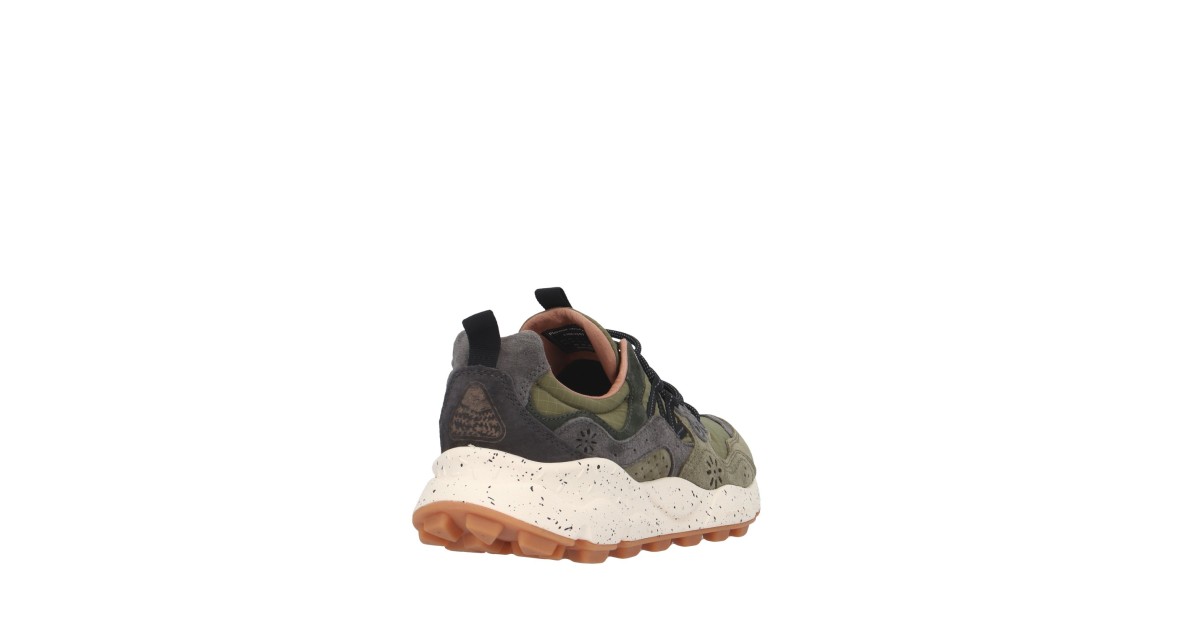 Flower mountain Sneaker Verde militare/grigio Gomma YAMANO 3