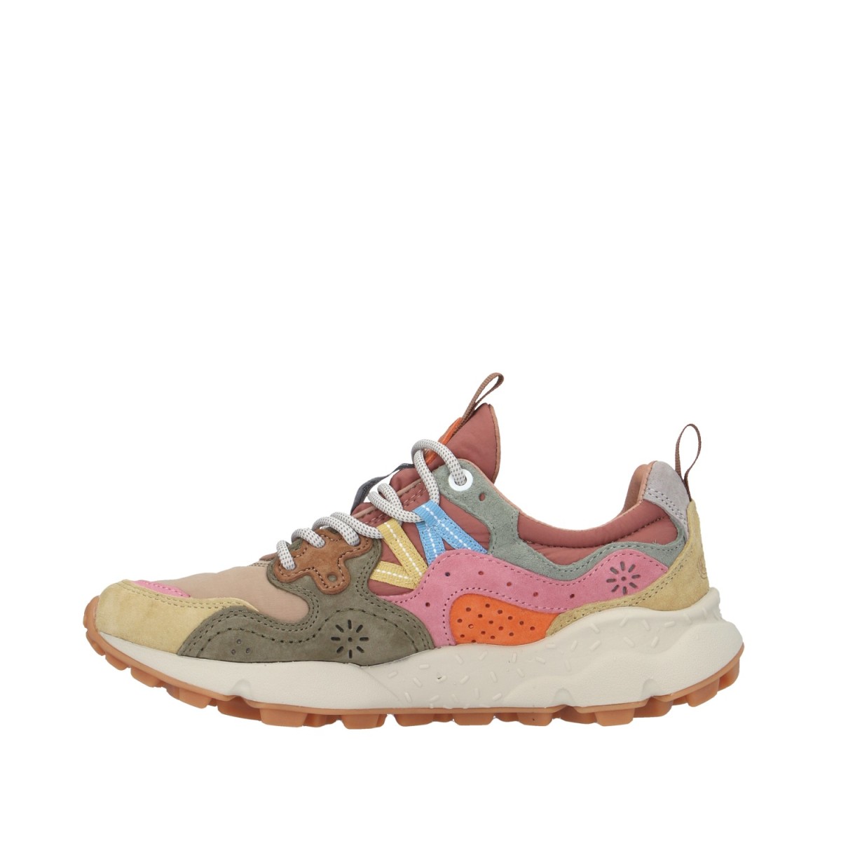 Flower mountain Sneaker Crema/taupe Gomma YAMANO 3