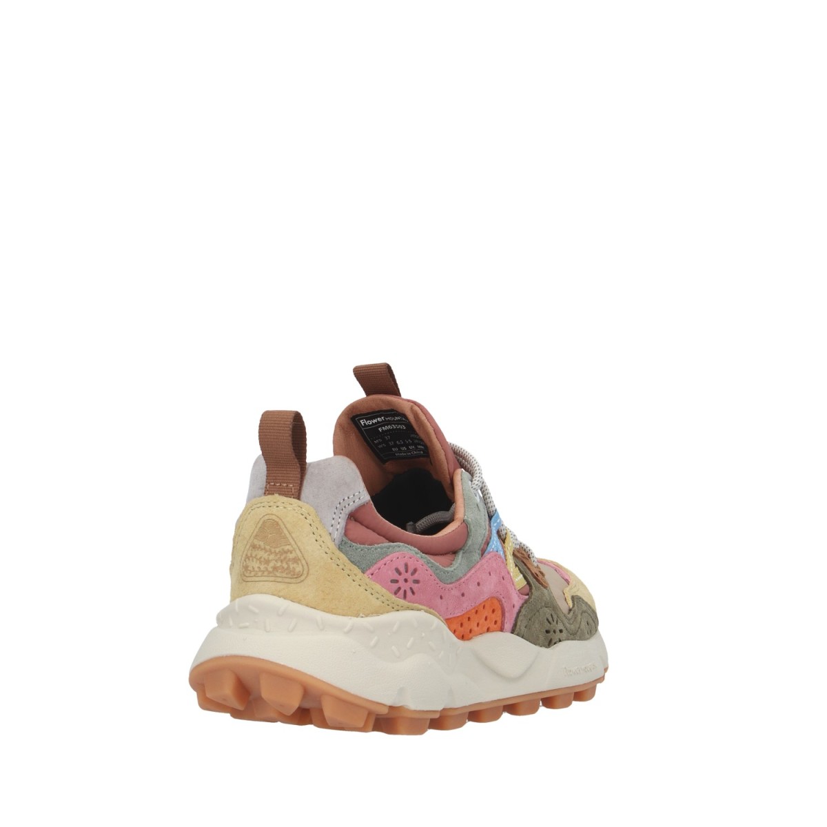 Flower mountain Sneaker Crema/taupe Gomma YAMANO 3