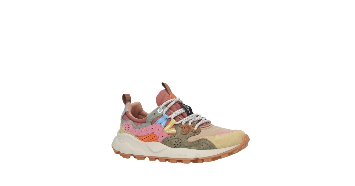 Flower mountain Sneaker Crema/taupe Gomma YAMANO 3