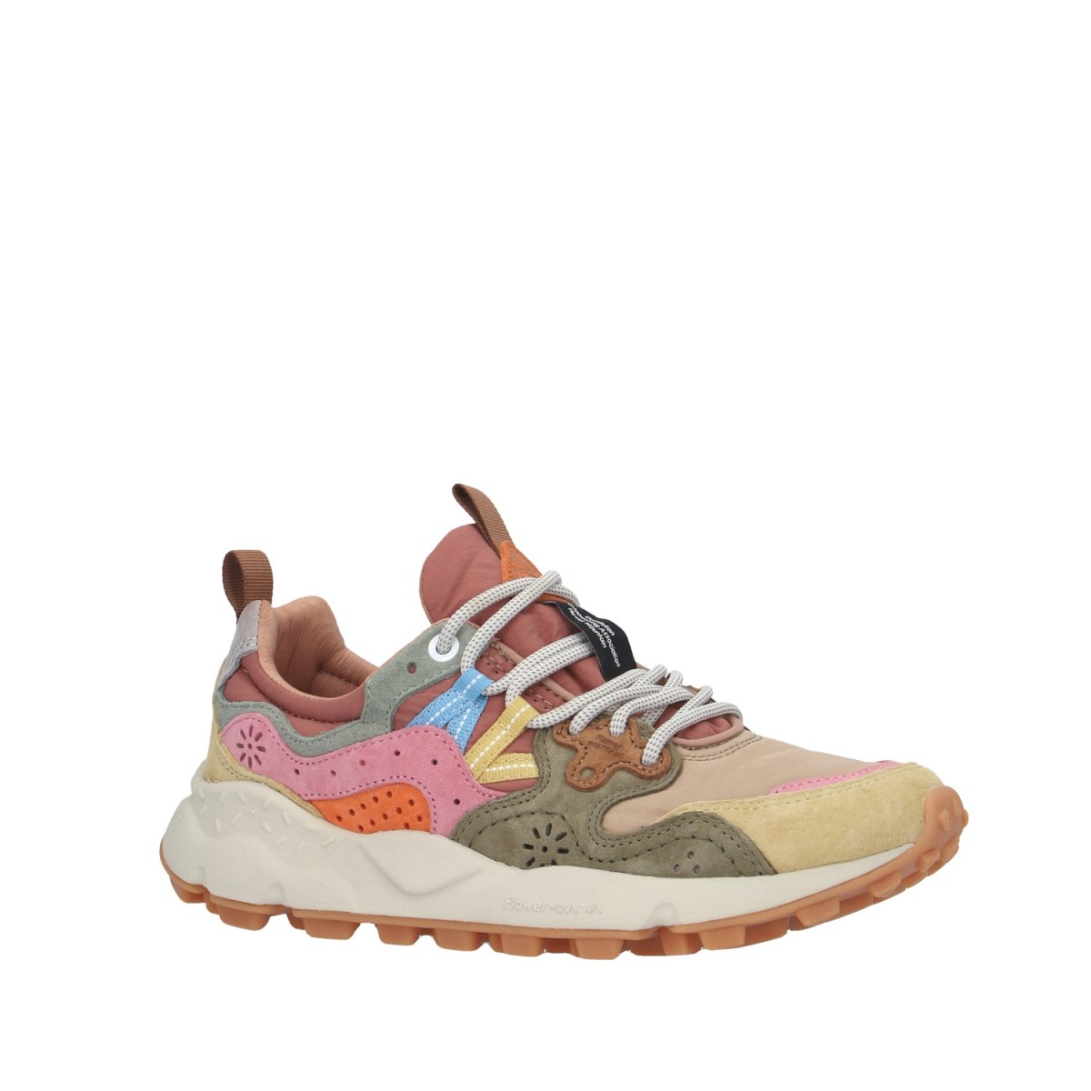 Flower mountain Sneaker Crema/taupe Gomma YAMANO 3