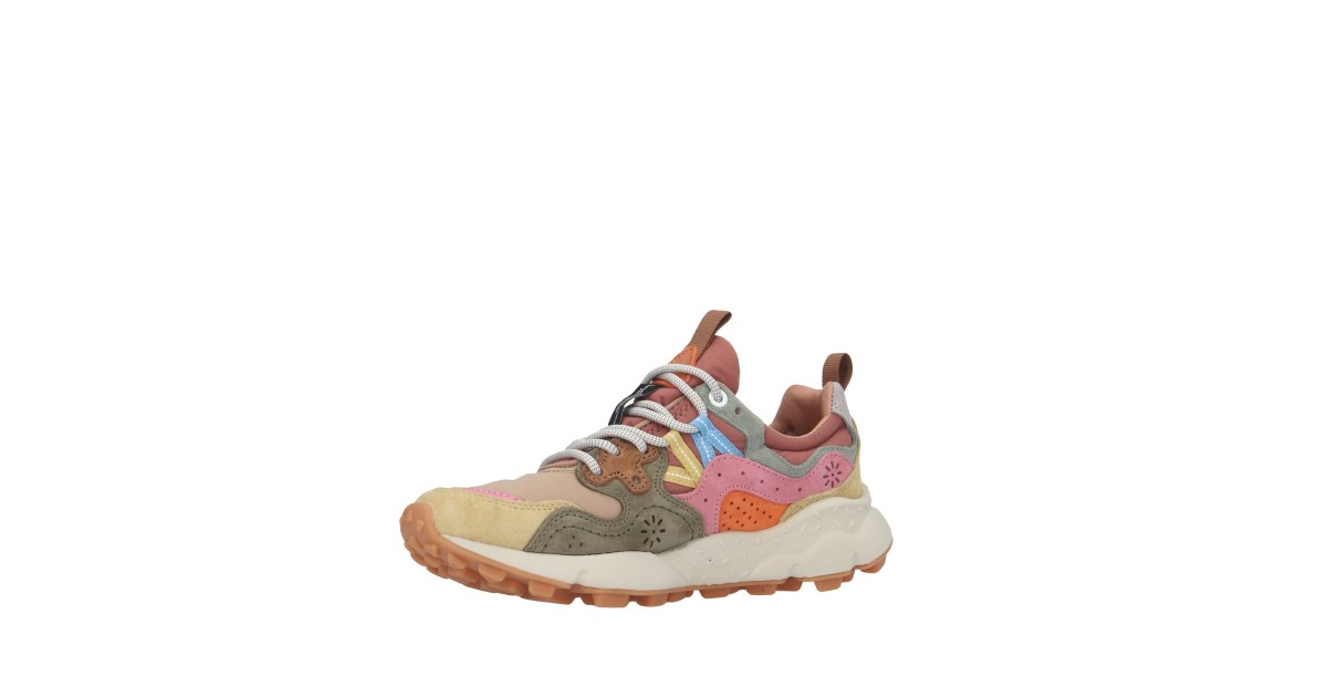 Flower mountain Sneaker Crema/taupe Gomma YAMANO 3