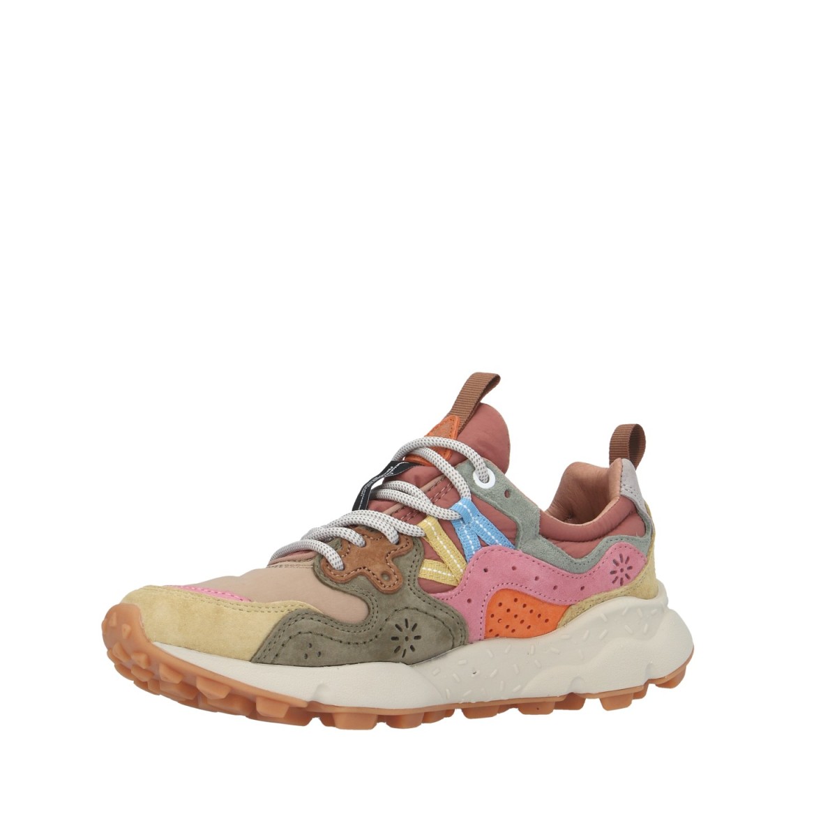 Flower mountain Sneaker Crema/taupe Gomma YAMANO 3