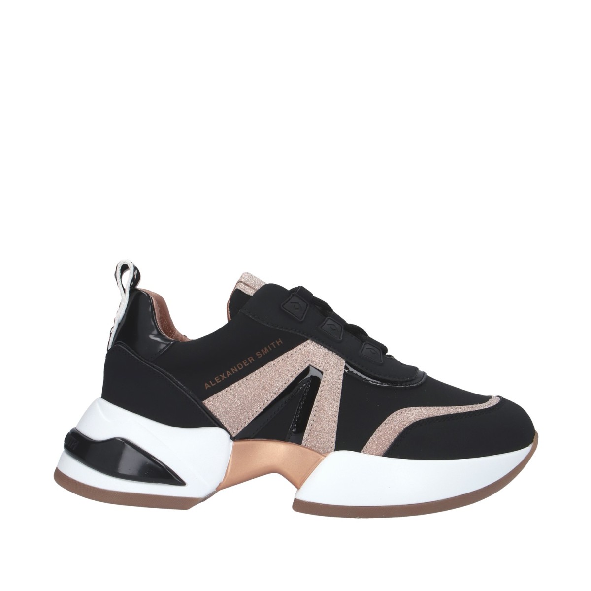 Alexander smith Sneaker Nero/cipria Gomma MBW-1159-BCP