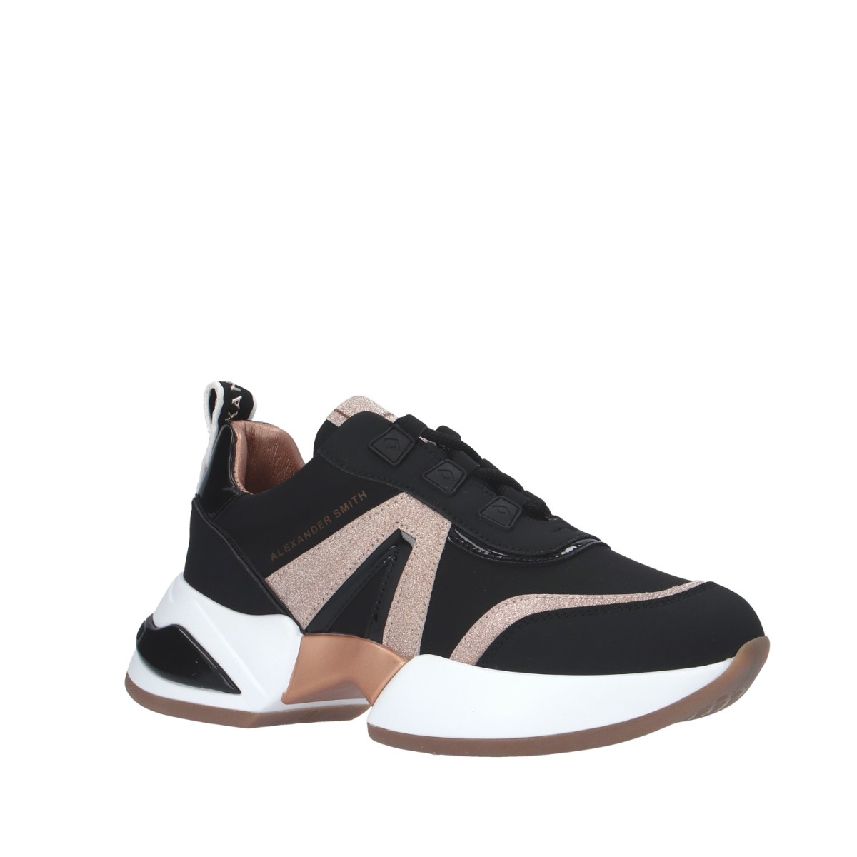 Alexander smith Sneaker Nero/cipria Gomma MBW-1159-BCP