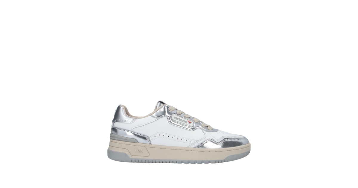 Victoria Sneaker Bianco/argento Gomma 8800121