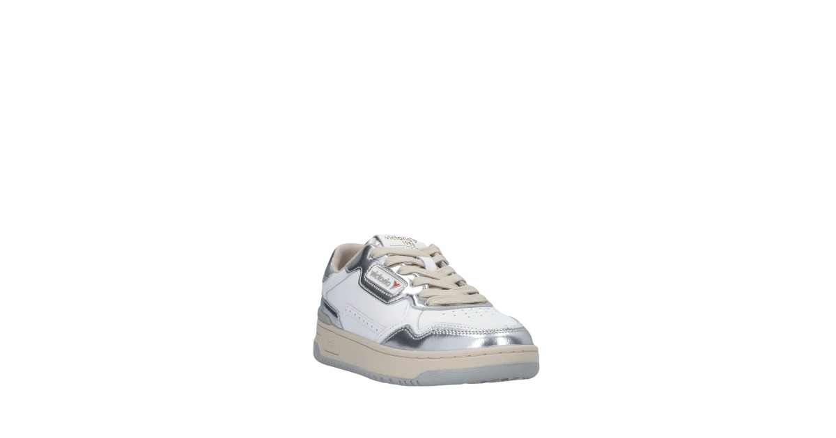 Victoria Sneaker Bianco/argento Gomma 8800121