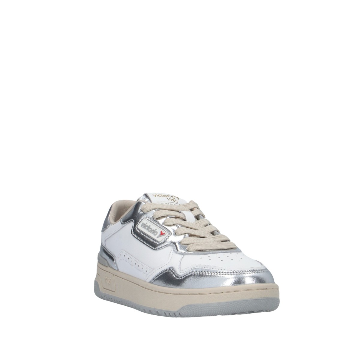 Victoria Sneaker Bianco/argento Gomma 8800121