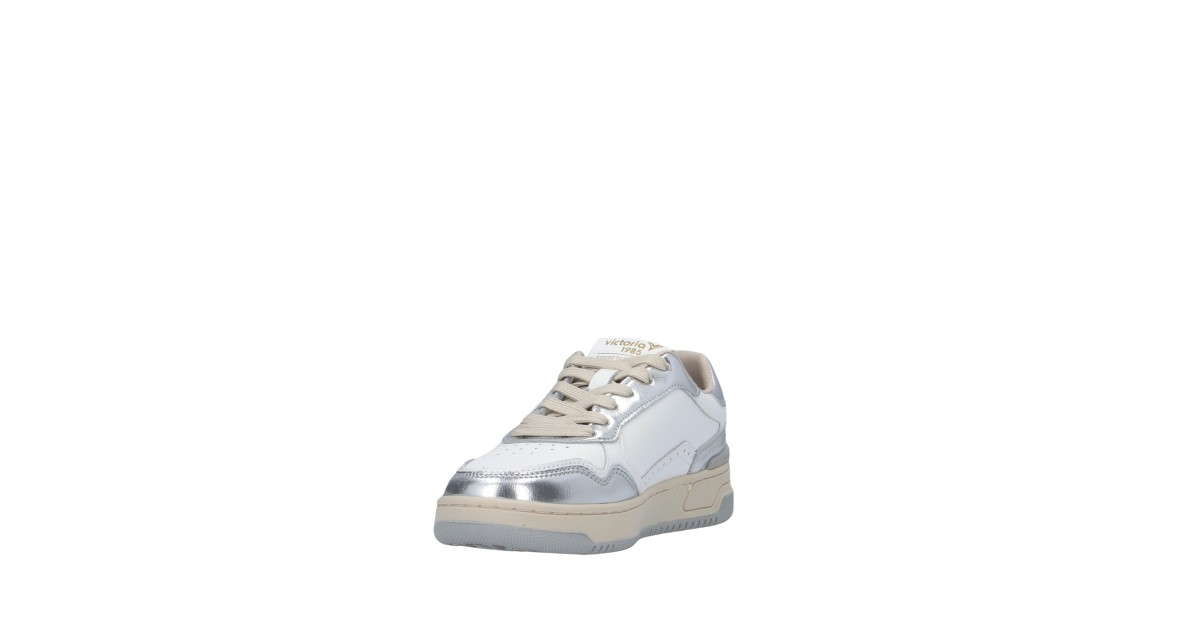 Victoria Sneaker Bianco/argento Gomma 8800121