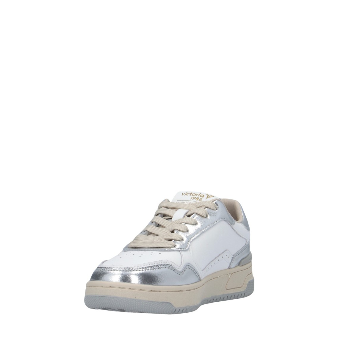 Victoria Sneaker Bianco/argento Gomma 8800121