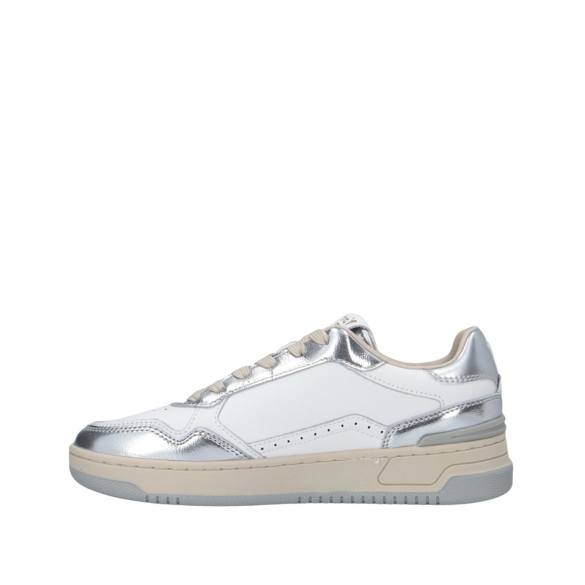 Victoria Sneaker Bianco/argento Gomma 8800121