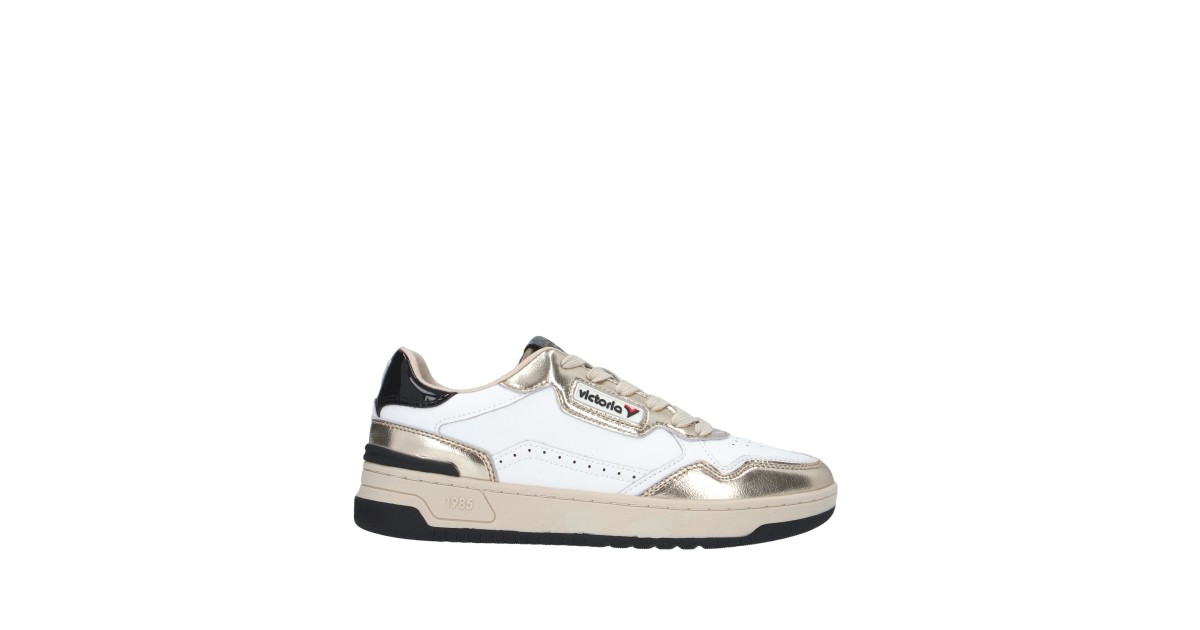 Victoria Sneaker Bianco/oro Gomma 8800121