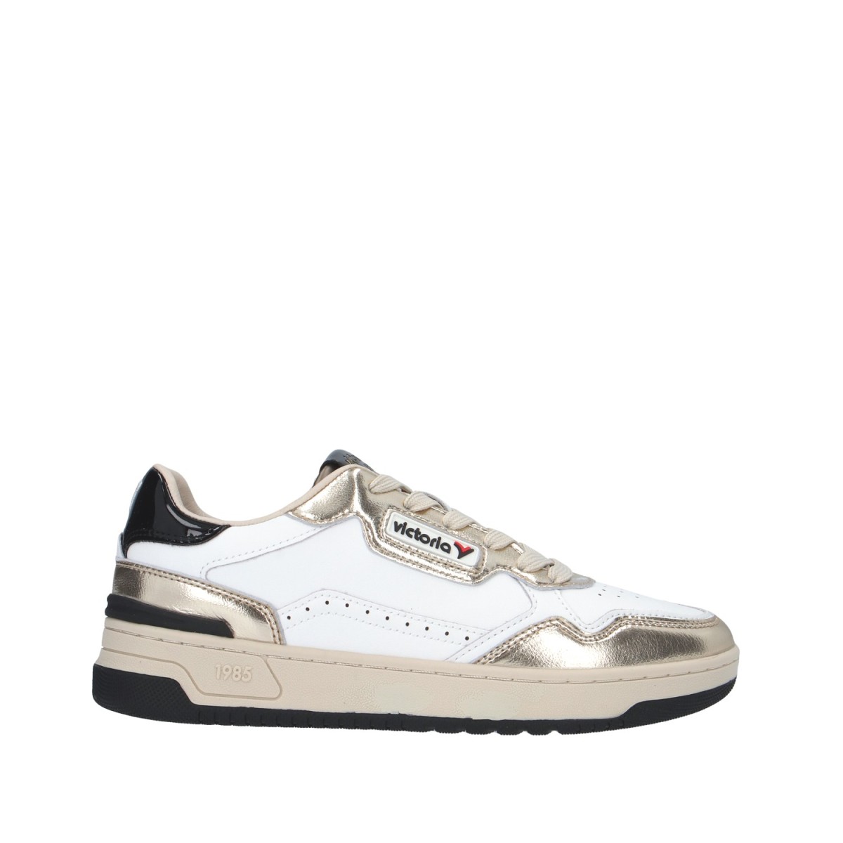 Victoria Sneaker Bianco/oro Gomma 8800121