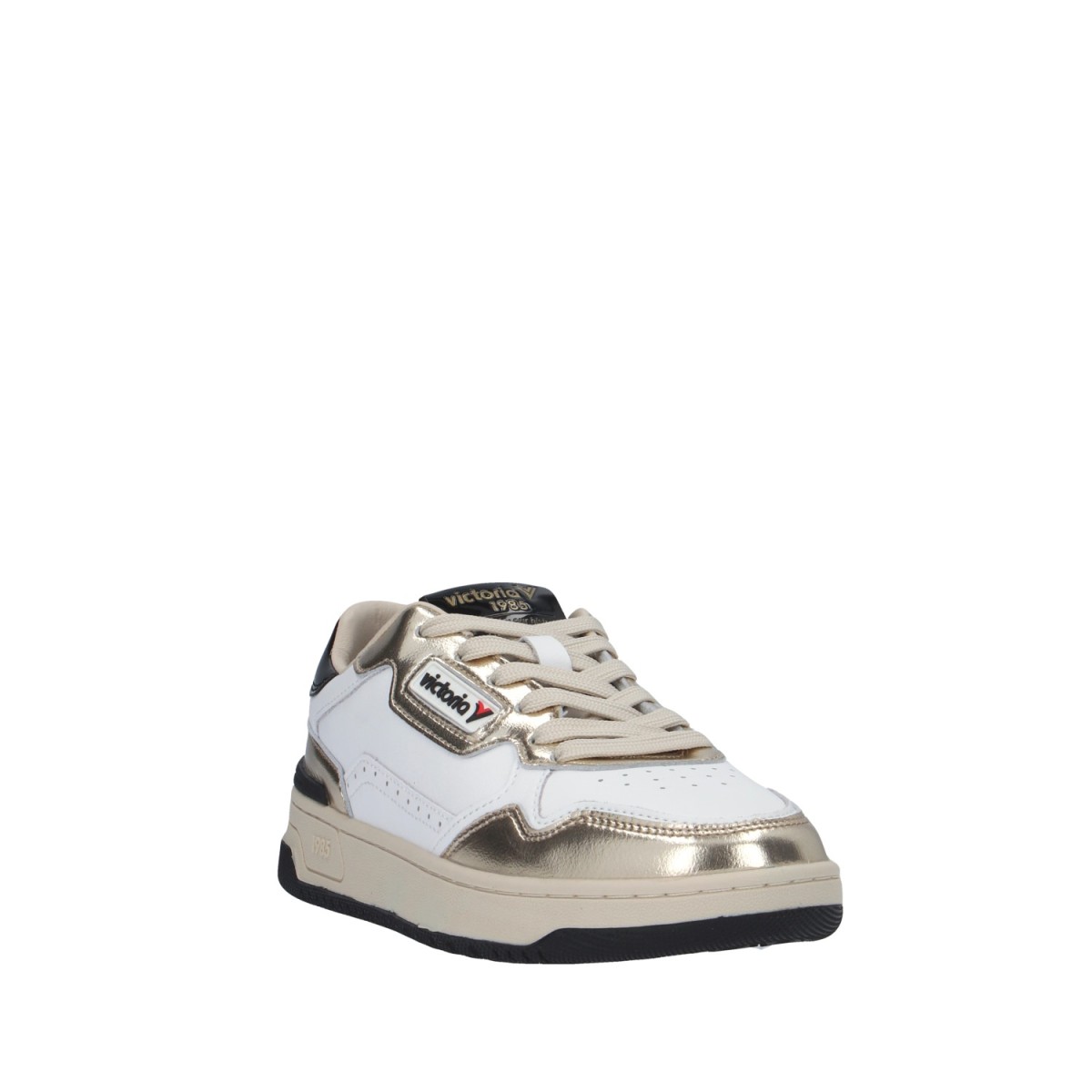 Victoria Sneaker Bianco/oro Gomma 8800121