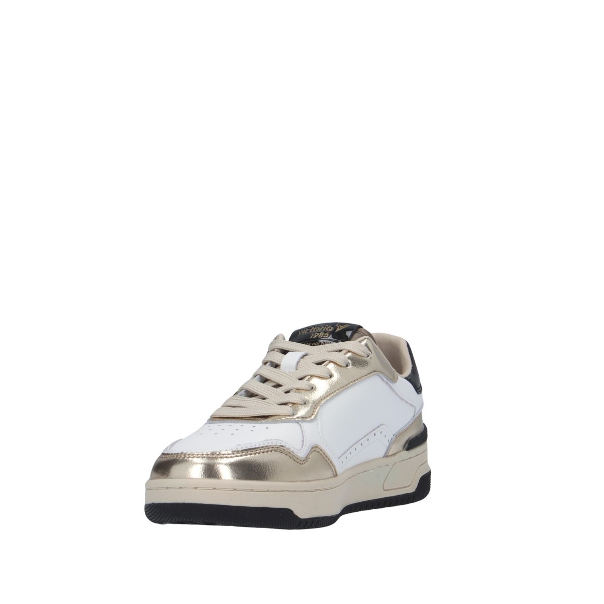 Victoria Sneaker Bianco/oro Gomma 8800121