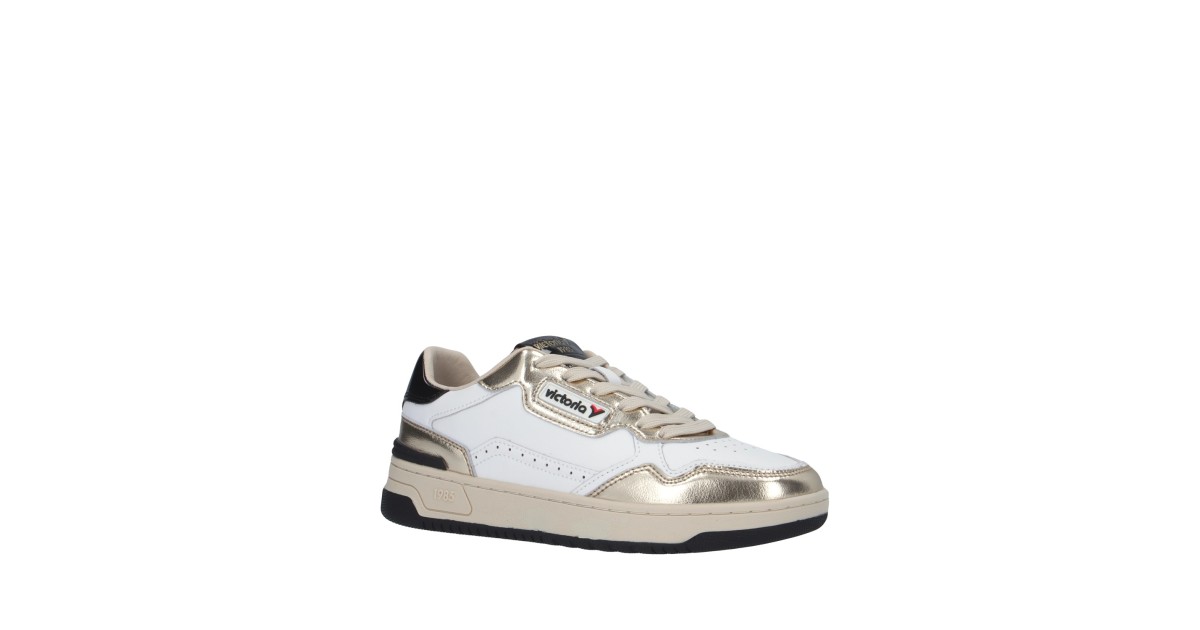 Victoria Sneaker Bianco/oro Gomma 8800121