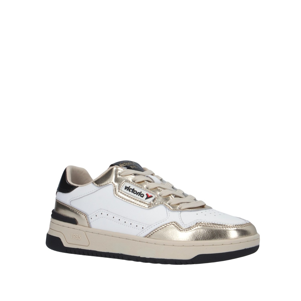 Victoria Sneaker Bianco/oro Gomma 8800121