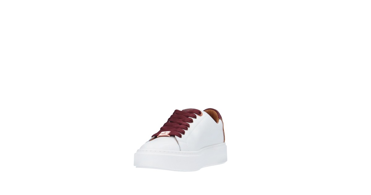 Alexander smith Sneaker Bianco/bordeaux Gomma LDW-8352-WDX