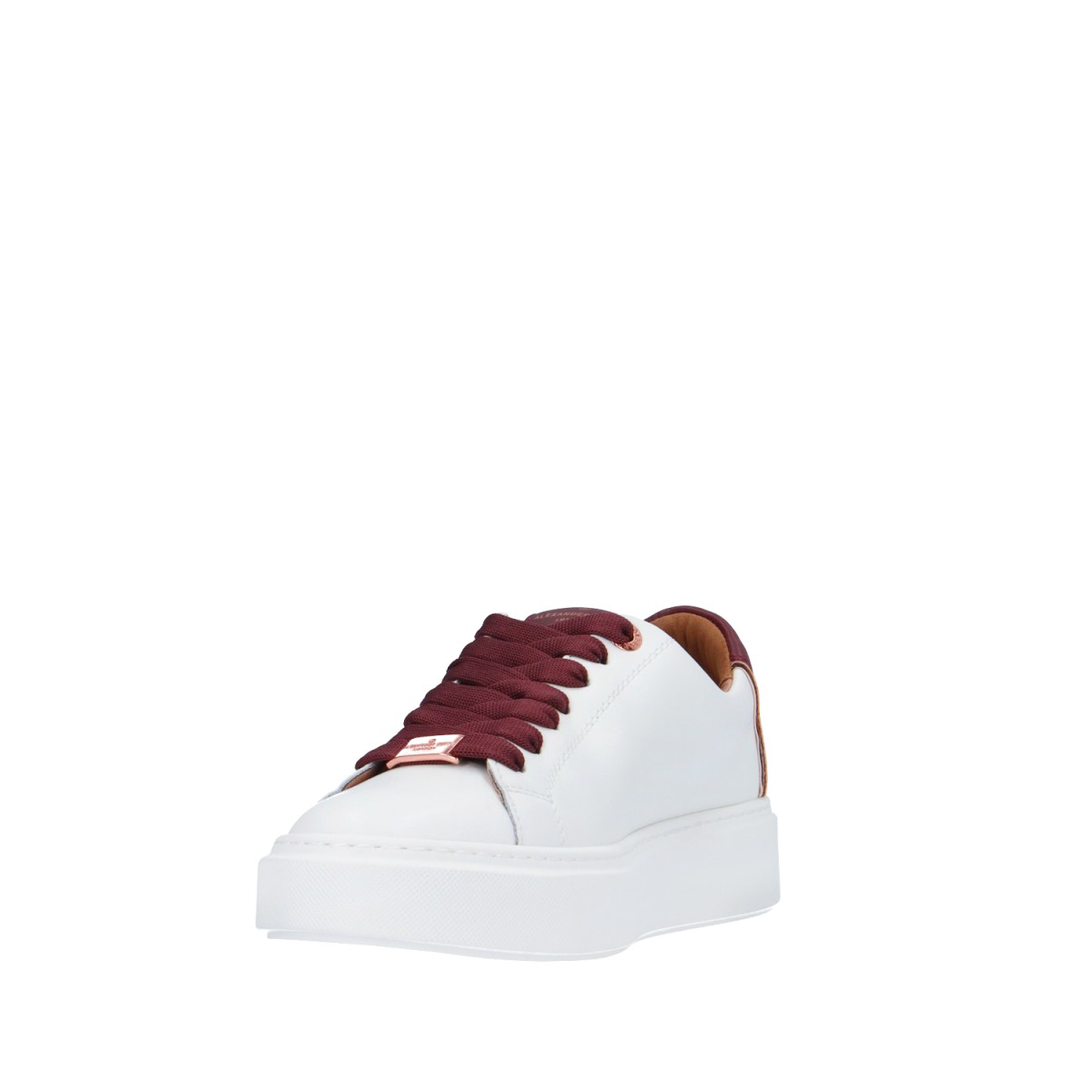 Alexander smith Sneaker Bianco/bordeaux Gomma LDW-8352-WDX