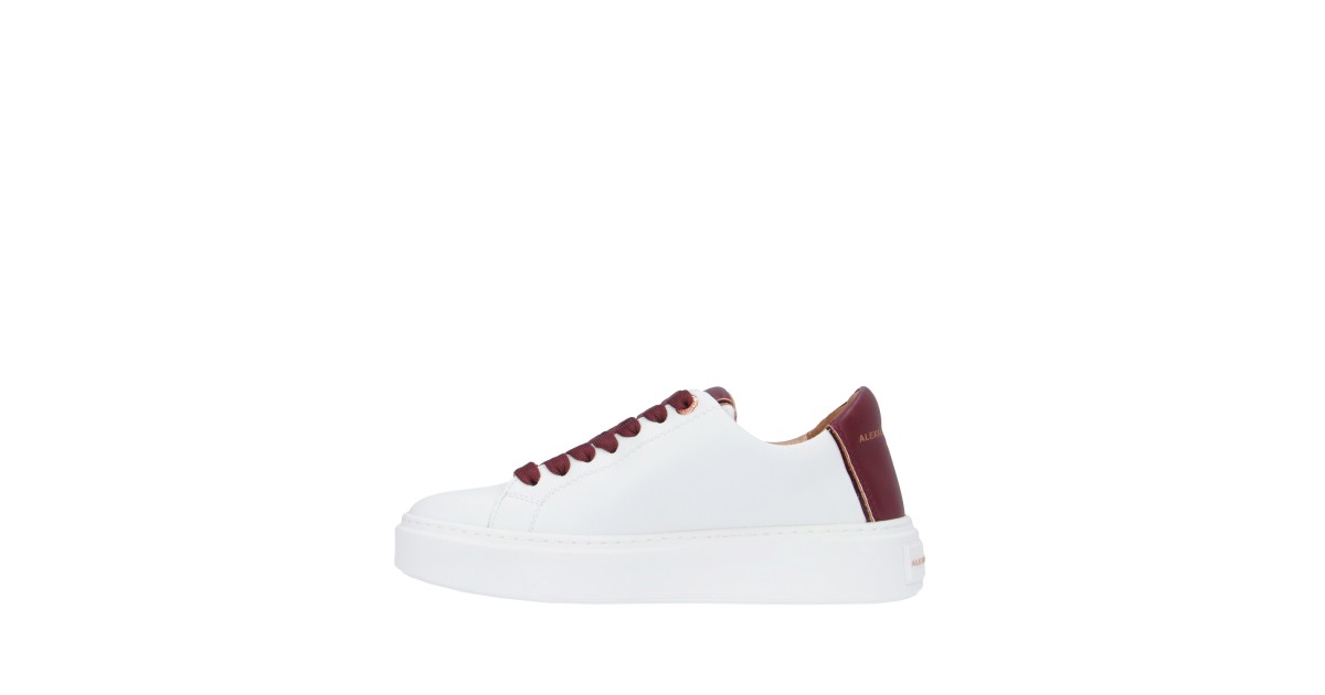 Alexander smith Sneaker Bianco/bordeaux Gomma LDW-8352-WDX