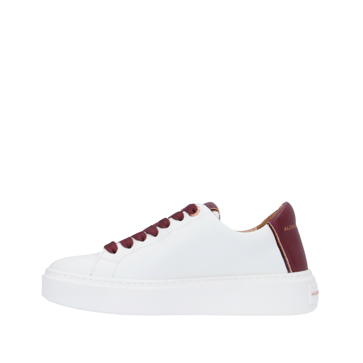 Alexander smith Sneaker Bianco/bordeaux Gomma LDW-8352-WDX