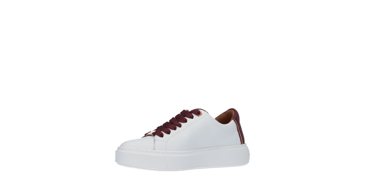 Alexander smith Sneaker Bianco/bordeaux Gomma LDW-8352-WDX