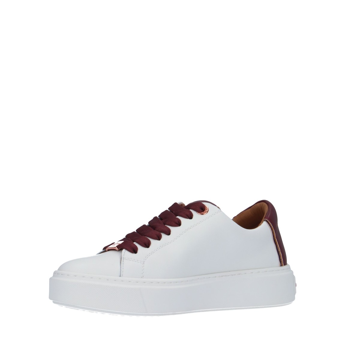 Alexander smith Sneaker Bianco/bordeaux Gomma LDW-8352-WDX