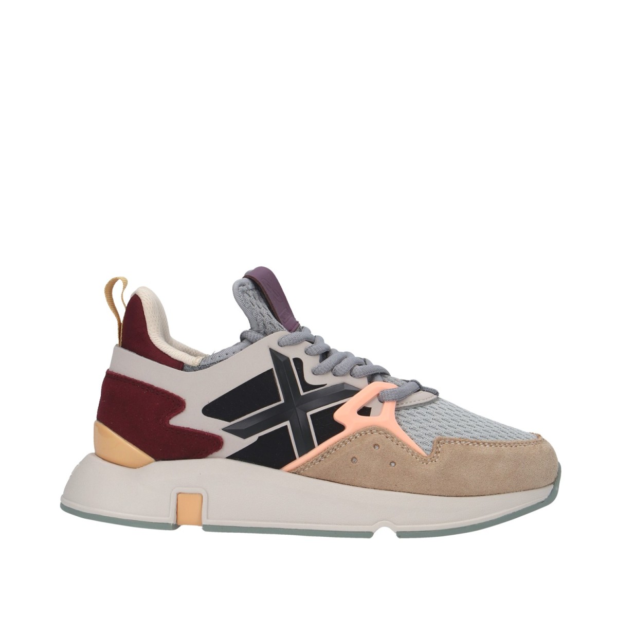 Munich Sneaker Grigio/bordeaux 4172083