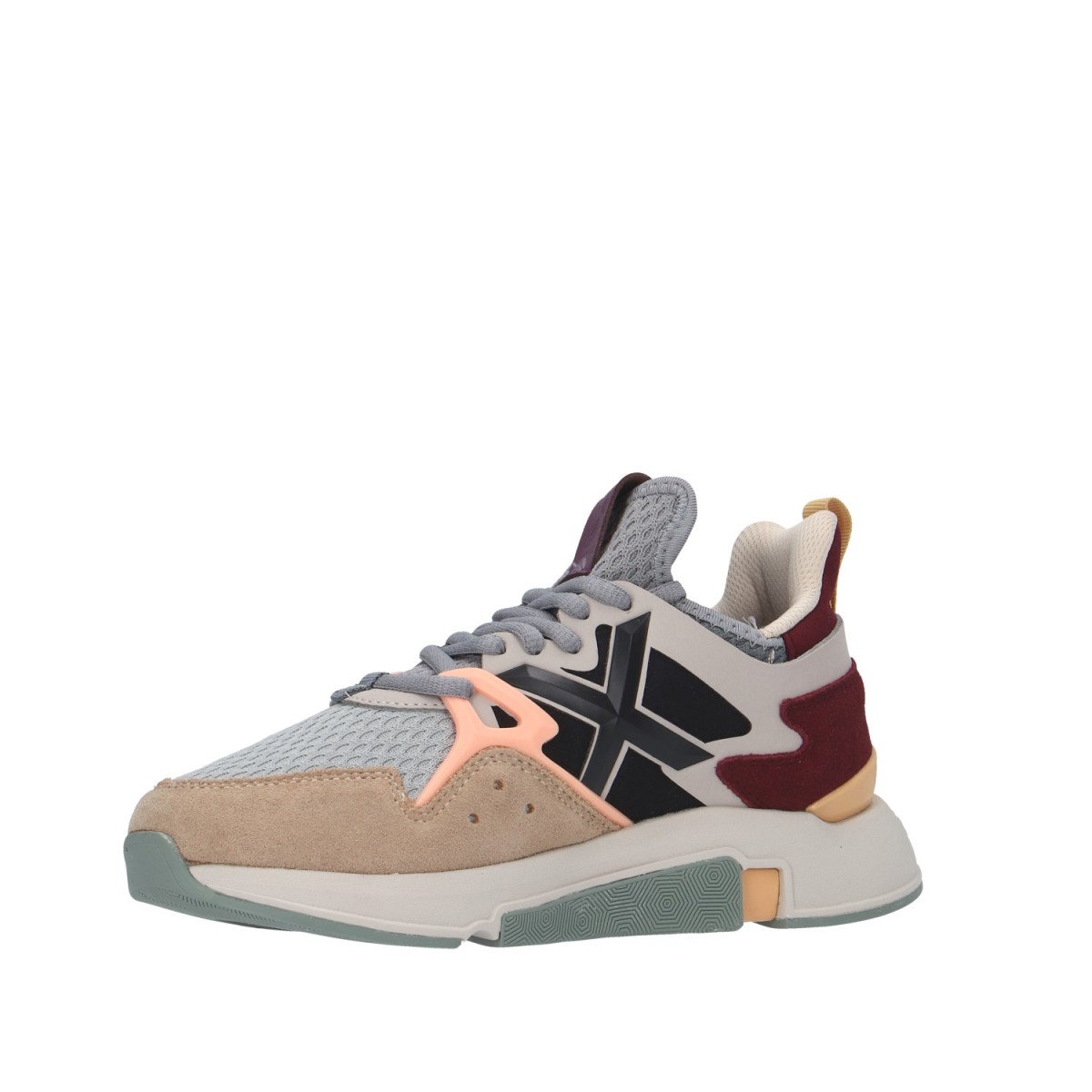 Munich Sneaker Grigio/bordeaux 4172083