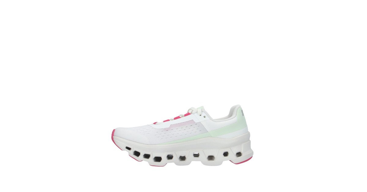 On running Sneaker Bianco/lime Gomma 61.97725