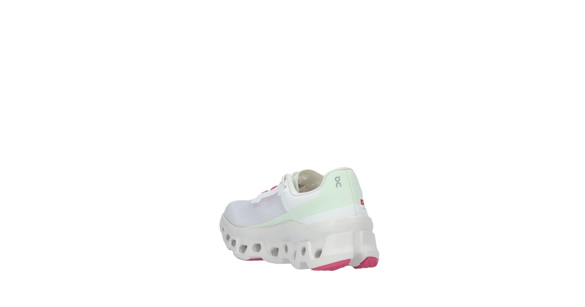 On running Sneaker Bianco/lime Gomma 61.97725