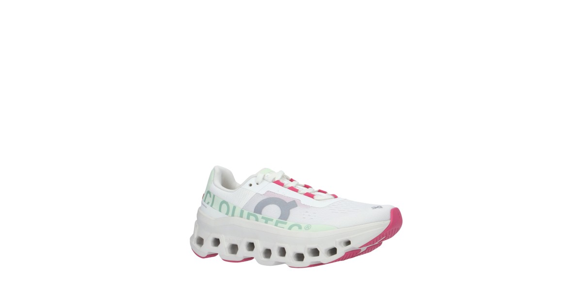 On running Sneaker Bianco/lime Gomma 61.97725