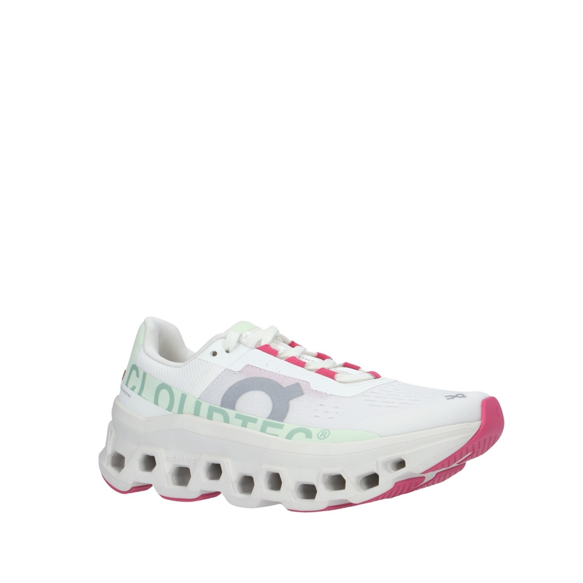 On running Sneaker Bianco/lime Gomma 61.97725