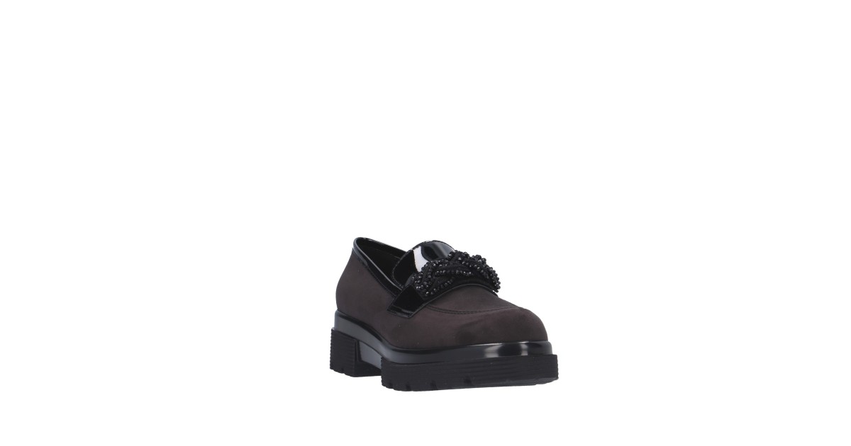 Cinzia soft Mocassino Piombo/nero Gomma MM2G5349 002