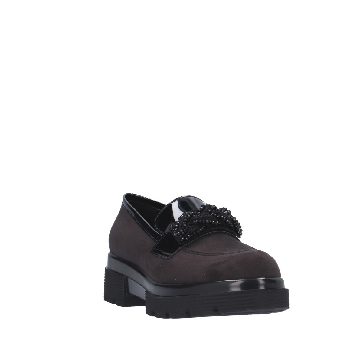 Cinzia soft Mocassino Piombo/nero Gomma MM2G5349 002