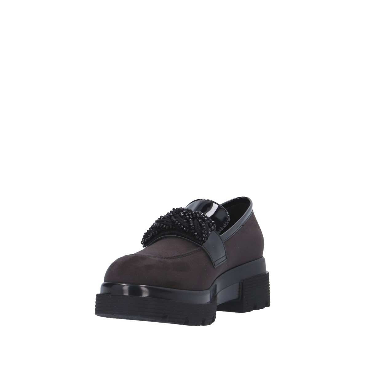 Cinzia soft Mocassino Piombo/nero Gomma MM2G5349 002