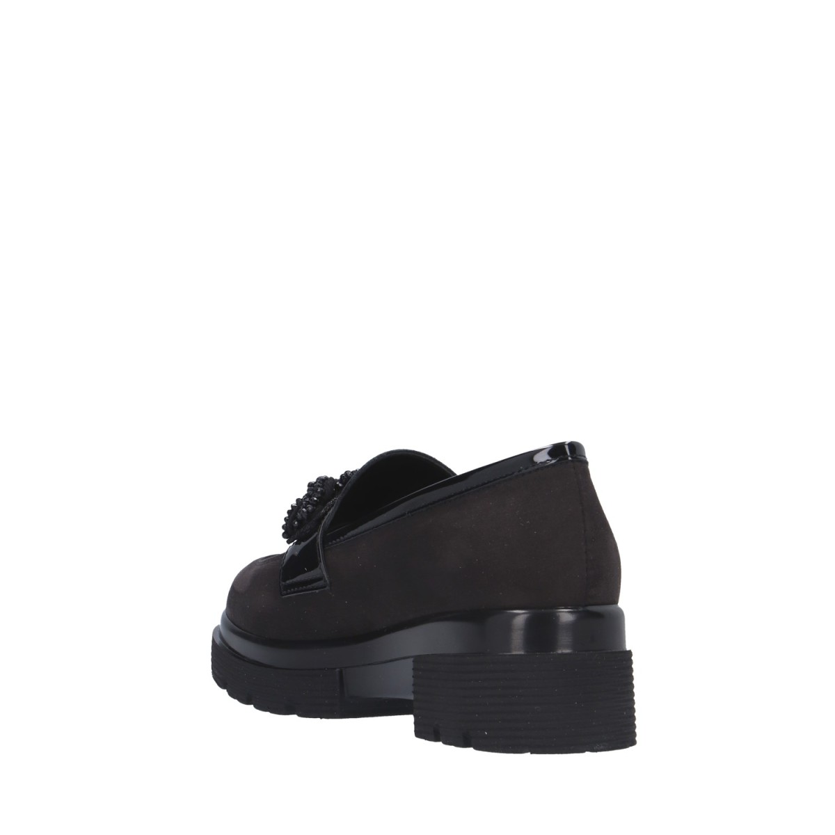 Cinzia soft Mocassino Piombo/nero Gomma MM2G5349 002