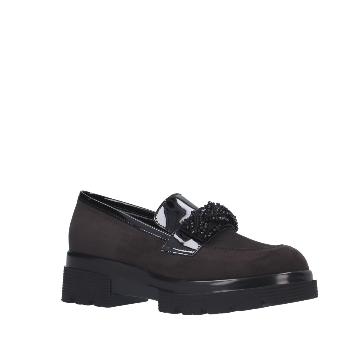 Cinzia soft Mocassino Piombo/nero Gomma MM2G5349 002