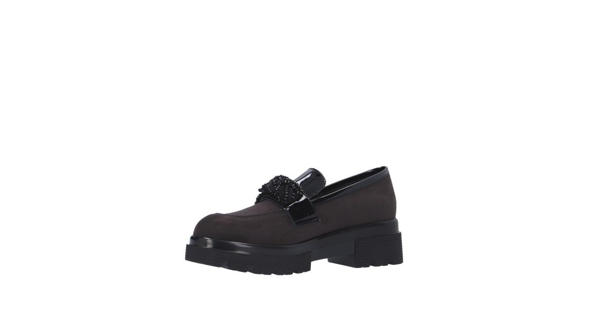 Cinzia soft Mocassino Piombo/nero Gomma MM2G5349 002