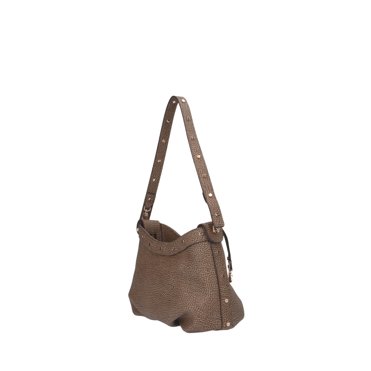 Borbonese Borsa a spalla Naturale/nero 933254