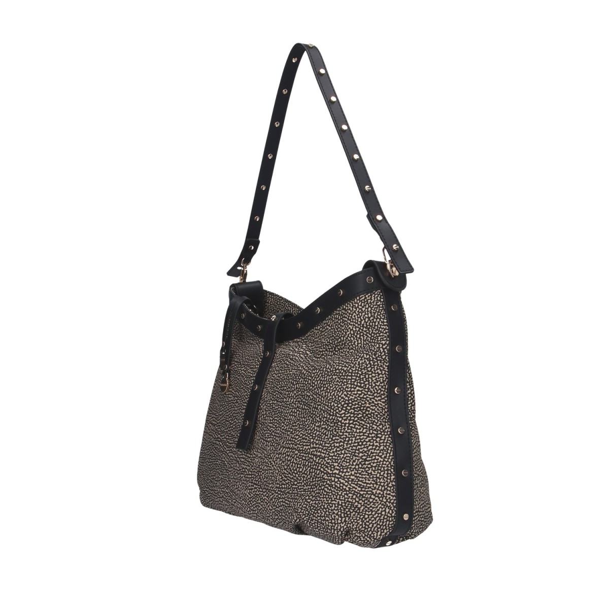 Borbonese Borsa a spalla Naturale/nero 933255