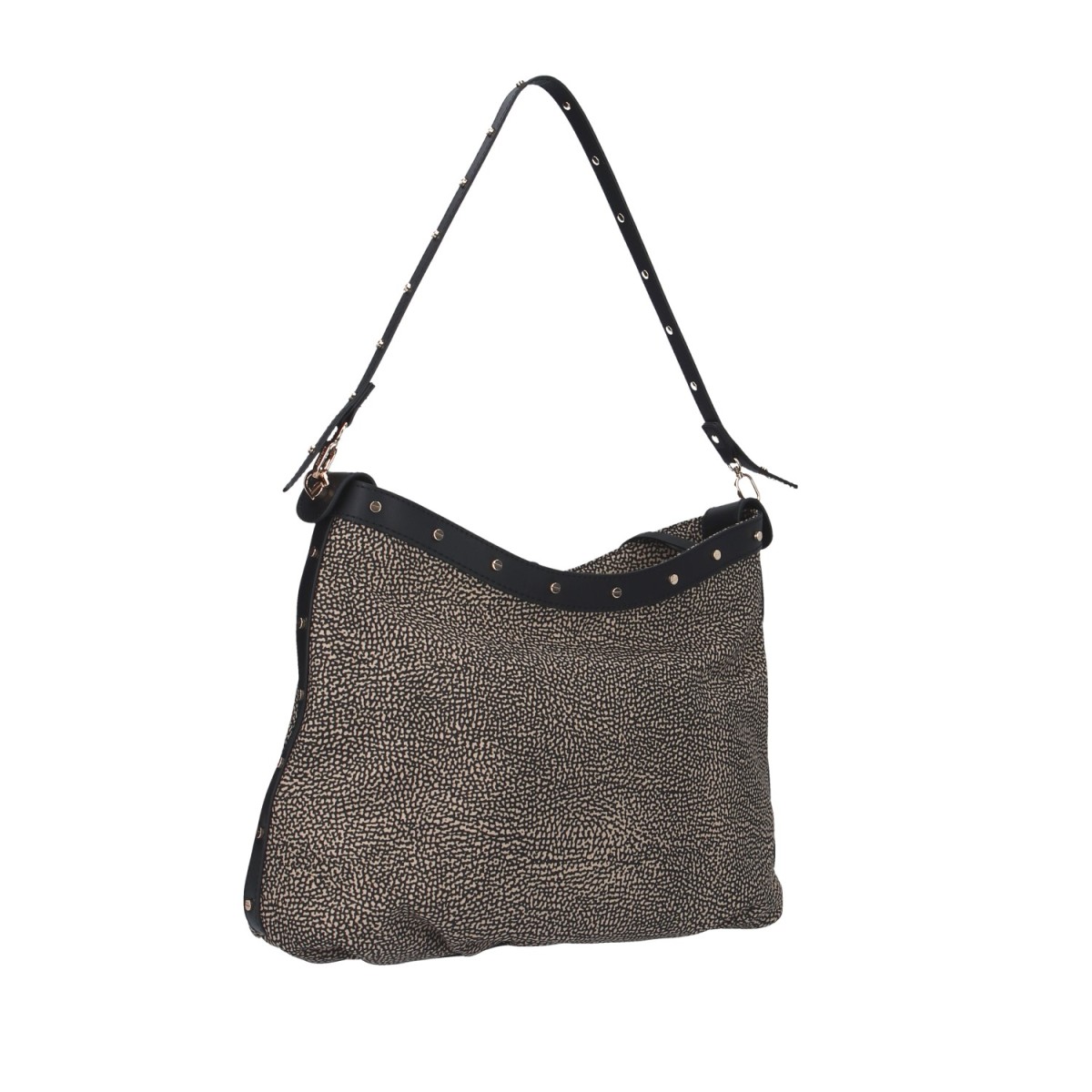 Borbonese Borsa a spalla Naturale/nero 933255