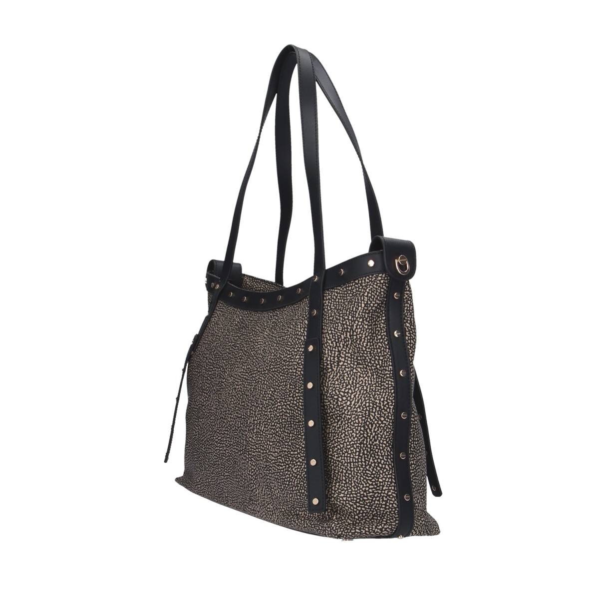 Borbonese Borsa a spalla Naturale/nero 933256