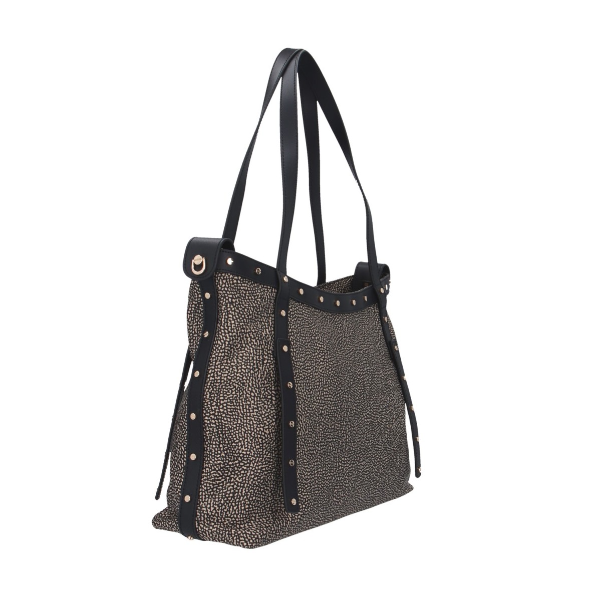 Borbonese Borsa a spalla Naturale/nero 933256