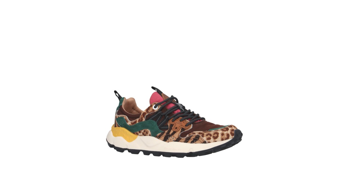 Flower mountain Sneaker Marrone Gomma YAMANO 3