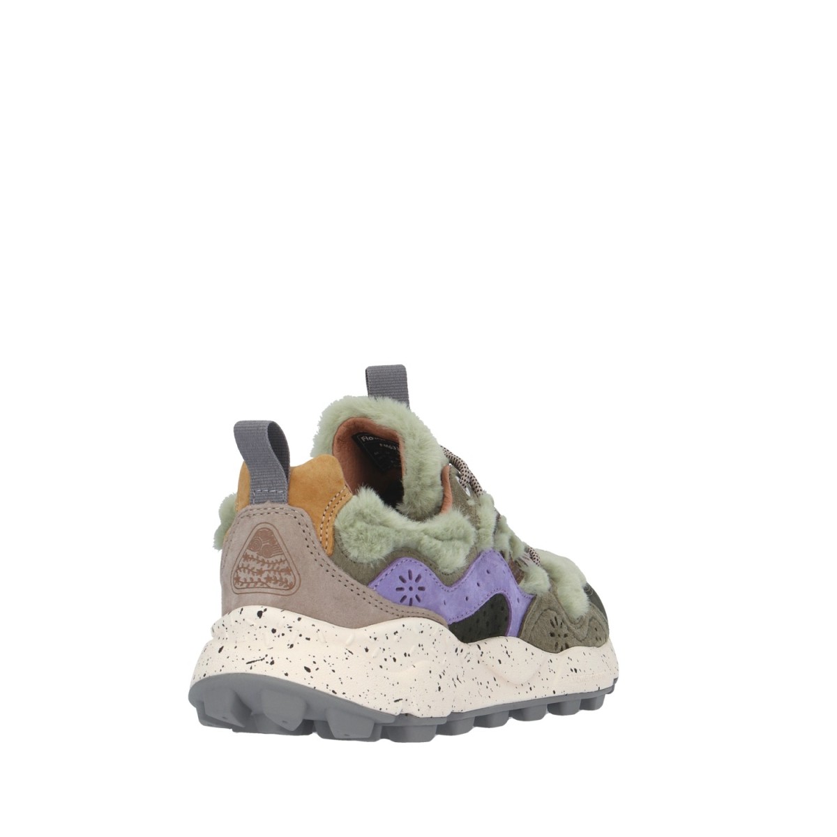 Flower mountain Sneaker Marrone/verde Gomma YAMANO 3