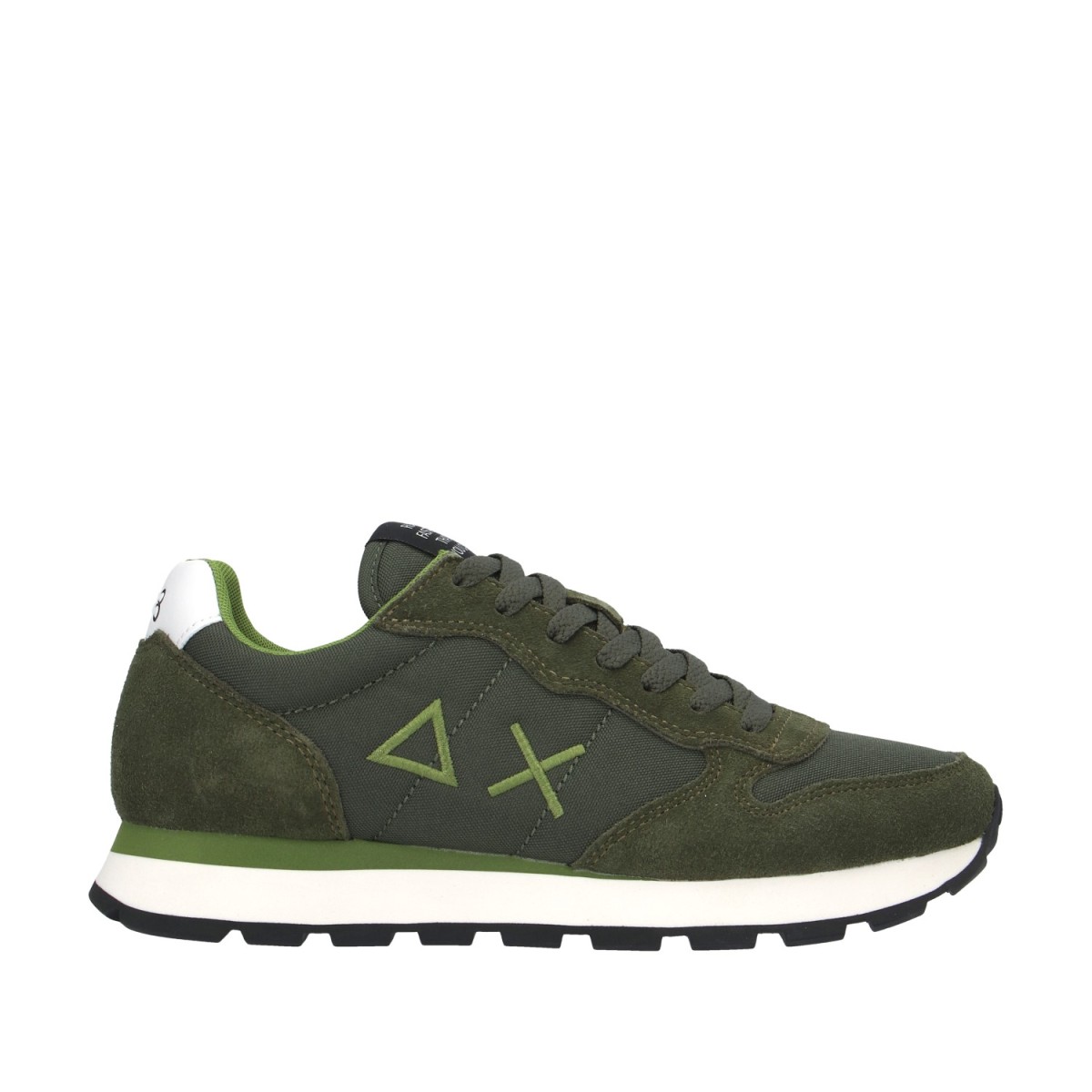 Sun68 Sneaker Verde militare Gomma Z44101