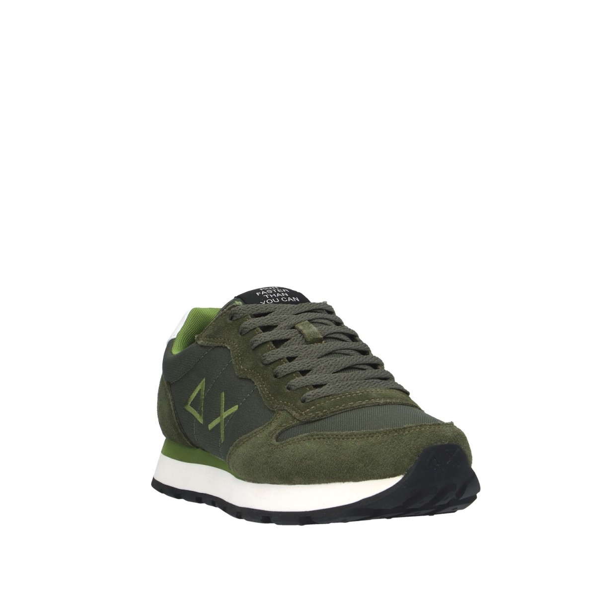 Sun68 Sneaker Verde militare Gomma Z44101