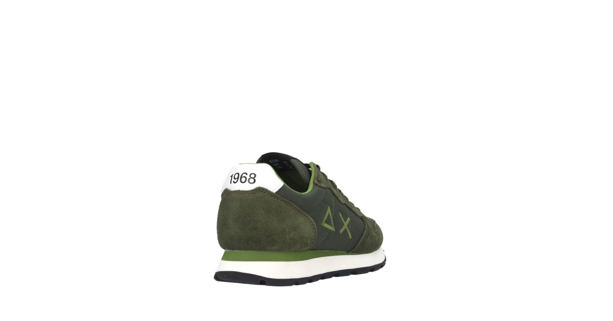 Sun68 Sneaker Verde militare Gomma Z44101