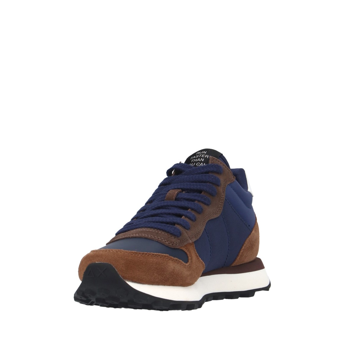 Sun68 Sneaker alta Blu/marrone Gomma Z44108